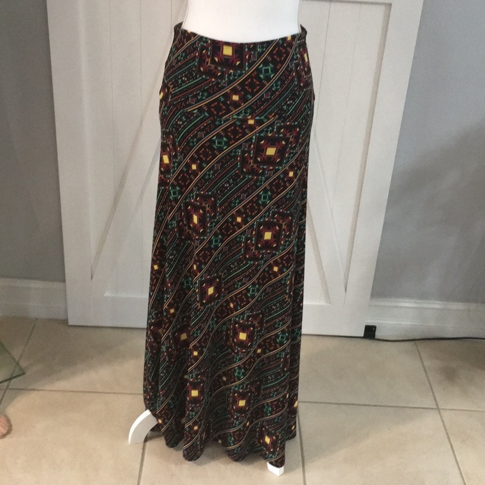 Lularoe Multi colored maxi skirt.